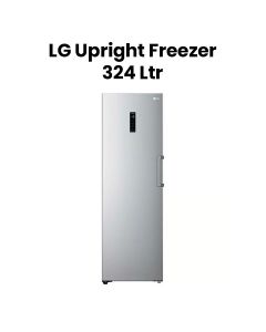 LG 324 Ltrs Upright Freezer - Silver | GR-B414ELFM