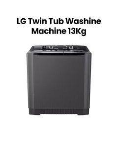LG 13Kg Twin Tub Washine Machine Middle - Black | P1461RWNL