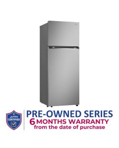 LG 600Ltrs Double Door Refrigerator - Platinum Steel | GR-B642PFFQ