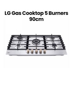 LG 90Cm 5-Burner Gas Hob - Stainless Steel |CG5Z3626S - Made in China