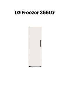 LG 355L Freezer – Premium Storage | Beige Glass | LOB454FGQM