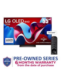 LG 55-Inch OLED 4K Smart TV – Black |OLED55C46LA