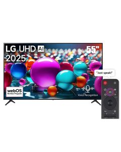 LG 55" UHD 4K Smart TV Made in Indonesia - Black | 55UA85006LA