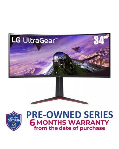 LG 2023 34inch UltraGear QHD Curved Gaming Monitor | 34GP63A-B