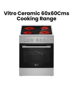 Oscar 60x60 Vitro Ceramic Cooking Range - Silver | OCR6060VC