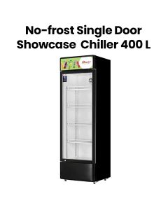 Oscar No-Frost Single Door Showcase Chiller 400L - Black | OCL400