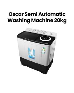 Oscar Semi-Automatic Washing Machine | 20kg | Black Lid | OWM20SAKG