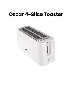 Oscar 4-Slice Toaster - White | OTW 4038