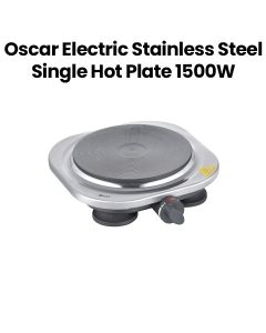 Oscar Electric Stainless Steel Single Hot Plate 1500W | OHP-10S1