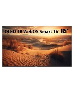 Oscar 85" Frameless QLED 4K UHD WebOS Smart TV with Magic Remote | Black | OS85QLEDW