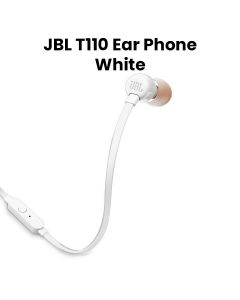 JBL T110 Ear Phone - White