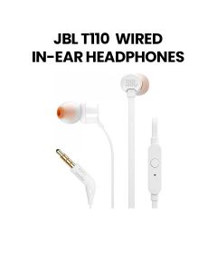 JBL T110 Ear Phone - White