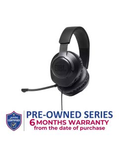 JBL Quantum 100 Wired Over-ear Gaming Headset with a Detachable Mic - Black