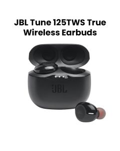 JBL Tune 125TWS True Wireless Earbuds - Black