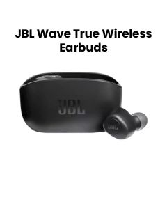 JBL Wave True Wireless In-Ear Earbuds - Black|100TWS