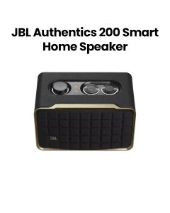 JBL Authentics 200 Smart Home Speaker with Wi-Fi, Bluetooth and Voice Assistants with Retro Design