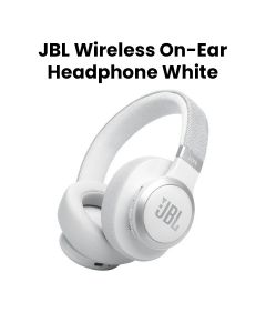 JBL Live 770NC | Wireless On-Ear with True Adaptive Noise Cancelling Headphones - White