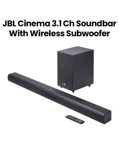 JBL Cinema 3.1 Channel Soundbar with Wireless Subwoofer - Black | 