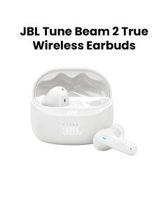 JBL Tune Beam 2 True Wireless Noise Cancelling Earbuds  - White | TUNEBEAM2