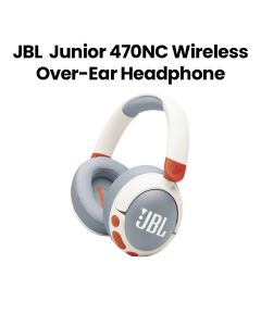 JBL Wireless Over-Ear Noise Cancelling Kids Headphones  White|JBLJR470NCWHT