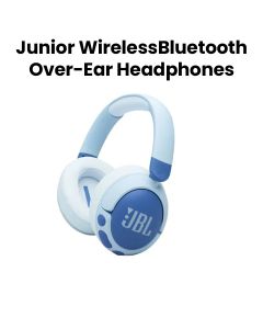JBL Wireless Over-Ear Noise Cancelling Kids Headphones - Blue | JR470NC