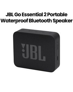 JBL Go Essential 2 Portable Waterproof Bluetooth Speaker Black|JBLGOESSENTIAL2BLK