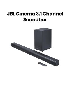 JBL Cinema Black 3.1 Channel Soundbar with Virtual Dolby AtmosÂ® and Wireless Subwoofer Black|JBLSB580BLKUK