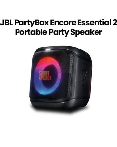 JBL PartyBox Encore Essential 2 Portable Party Speaker – Black | JBLPBENCOREESS2UK