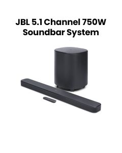 JBL 5.1 Channel 750W Soundbar System with Dolby Atmos | Black | JBLBAR500MK2