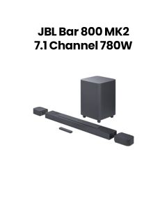 JBL 7.1 Channel 780W Soundbar System with Detachable Speakers & Dolby Atmos | Black | JBLBAR800MK2