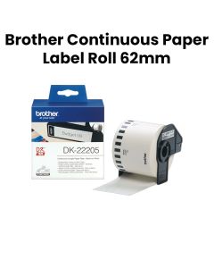 Brother DK22205 Continuous Label Printer Paper 62mm