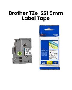 Genuine Brother TZe-221 9mm Label Tape