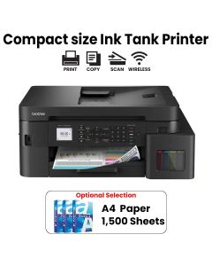 Brother A4 4-in-1 Ink Tank Printer with Duplex, Wired/Wireless, and 20-Sheet ADF | MFC-T930DW