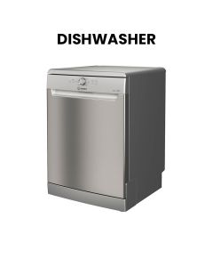 Indesit Dishwasher 13 Place Settings - Silver | DFE 1B19 X UK