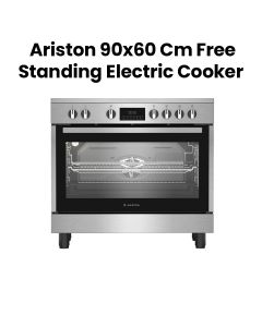 Ariston 90 × 60 cm Free Standing Vitro Ceramic Electric Cooker | ARR9 EV830207 XME