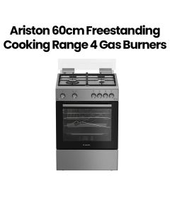 Ariston 60cm Freestanding Cooking Range 4 Gas Burners | Stainless Steel | ARR6GGG23125XME