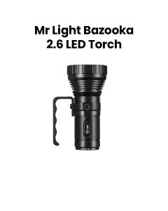 Mr. Light Bazooka 2.6 LED Torch | Black | Bazooka 2.6