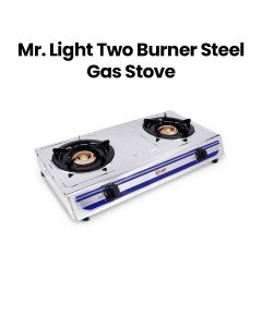 Mr. Light Two Burner Gas Stove | MRGB2555-2SS