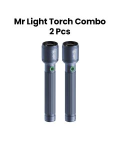 Mr. Light Zoom 2SC Torch Combo 2 Pcs | Black | MR GD2X02