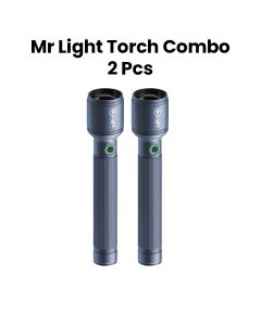 Mr. Light Zoom 3SC Torch Combo 2 Pcs | Black | MR GD3X02