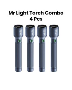 Mr. Light Zoom 3SC Torch Combo 4 Pcs | Black | MR GD3X04