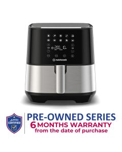 Nutricook Rapid Air Fryer 5.5L 1700W, Large Capacity Digital Air Fryer for Healthy Oil-Free Cooking, Fry Bake Roast| NC-AF205