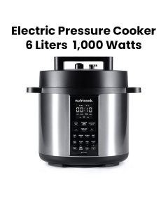 Nutricook Smart Pot 2 Electric Pressure Cooker 6L 9-in-1 1000W, Digital Multi-Function Cooker for Fast Healthy Cooking | NC-SP204A