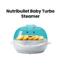 NutriBullet Baby Turbo Steamer – 6-Piece Baby Food Steamer & Prep Set for Healthy Weaning Meals, Easy Cooking System,  BSR-0812