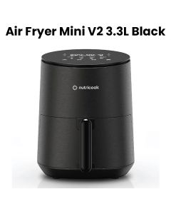 Nutricook Air Fryer Mini V2 3.3L Digital Air Fryer – Compact Space-Saving Design, Rapid Hot Air Technology, Healthy Oil-Free Cooking