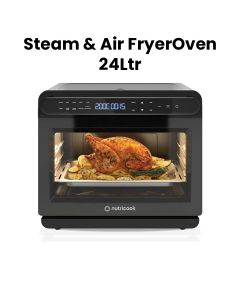Nutricook Steami 24L Steam & Air Fryer Oven – Steam + Air Fry Cooking, Large Capacity Multi-Function, Healthy Oil-Free Meals | NC-ST01K
