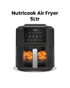 Nutricook 5L Air Fryer Slim – Space-Saving Slim Body Design, Rapid Hot Air Technology, Healthy Oil-Free Cooking for Families | NC-AFS100