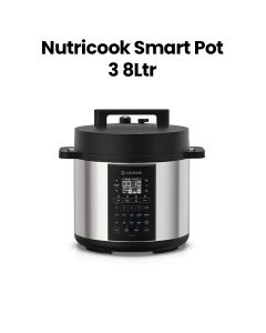 Nutricook Smart Pot 3 8L Electric Pressure Cooker – Family-Size Capacity, Smart Preset Programs, Durable Stainless Steel Pot | NC-SP330