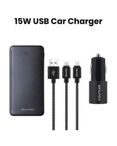 Awei Car Charger Assorted Color | X15
