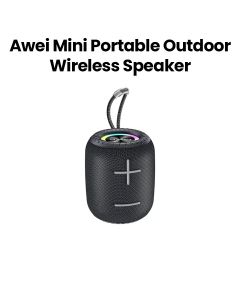 Awei Mini Portable Outdoor Wireless Speaker – Black | Y526